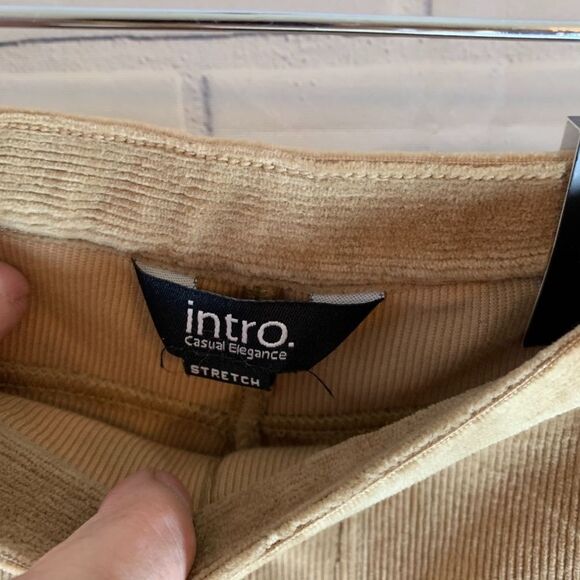 Intro Love The Fit Tan Corduroy Knit Legging Sz XL - Picture 4 of 7